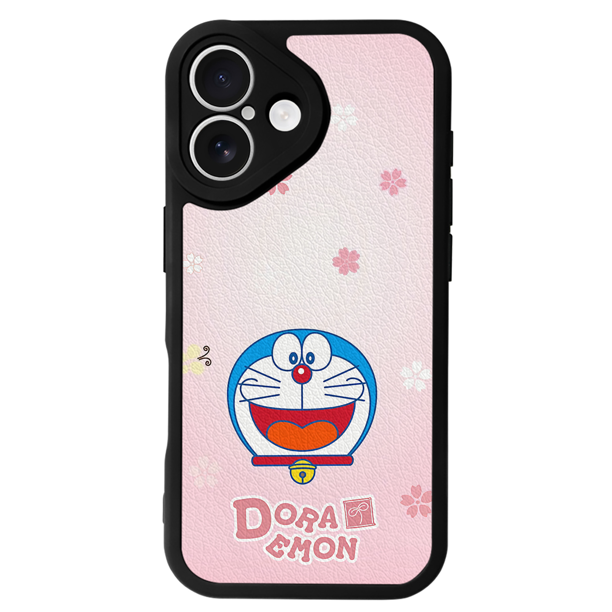 （画像用） ドラえもん Doraemon 【iPhone 16シリーズ対応】シリコンスマホケース（レザー調） 材質：シリコン
